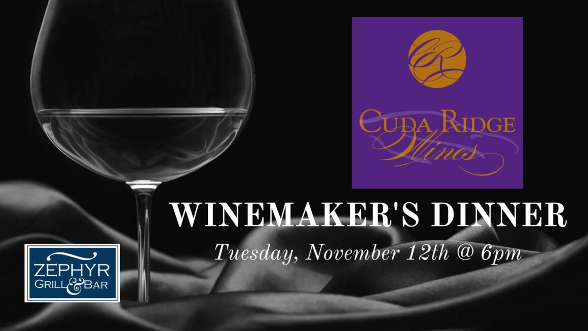 Cuda Ridge Winemaker's Dinner